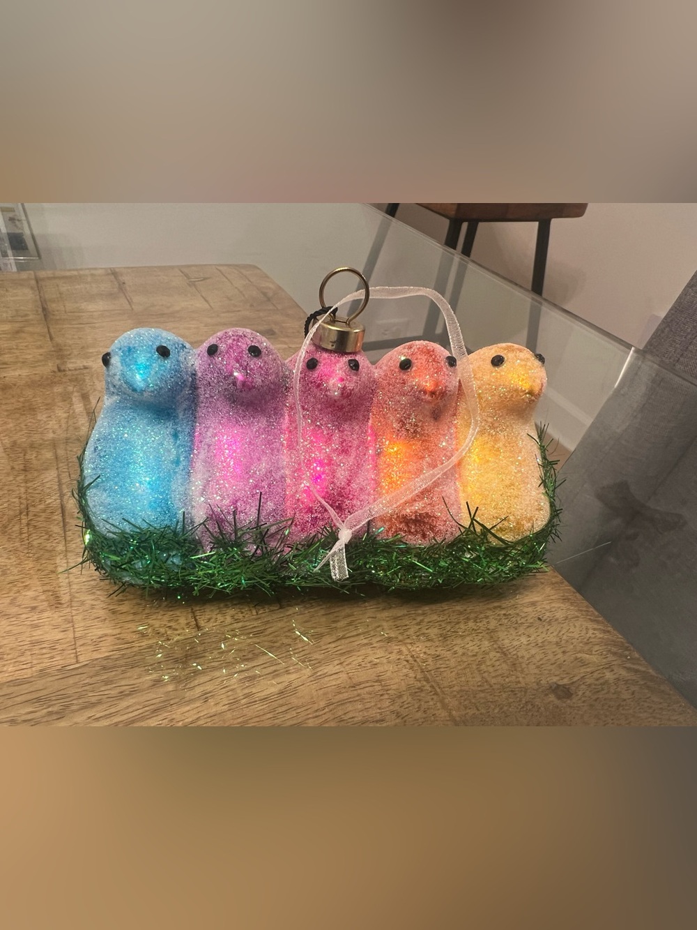 PEEPS® Pals Glass Ornament